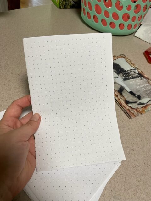 folding folios to the watercolor journal