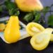 yellow pear tomato sliced