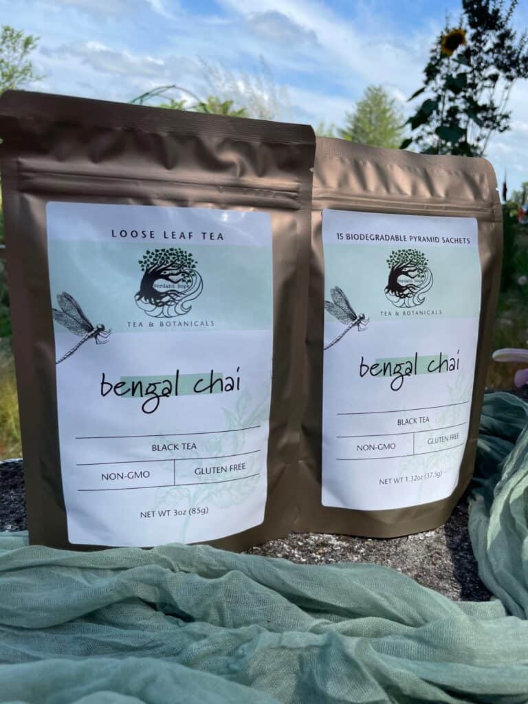 bengal chai loose leaf and sachet