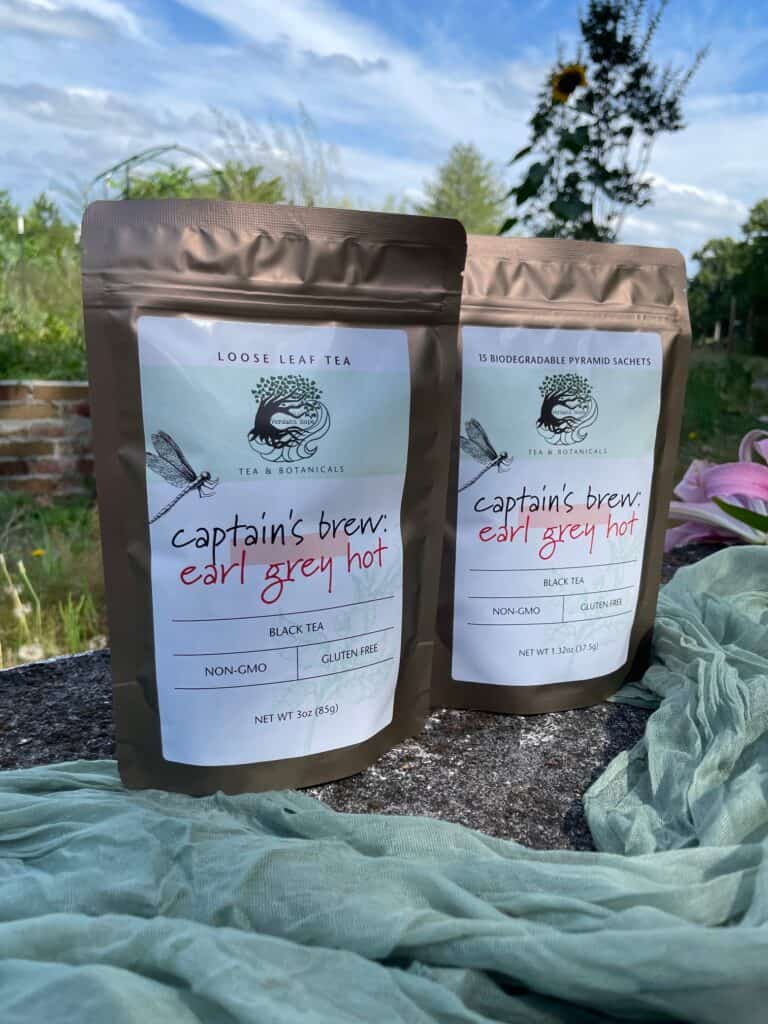 captains brew earl grey hot tea