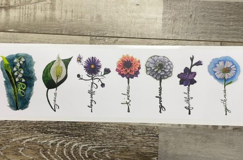 flowers of the spirit vinyl decals