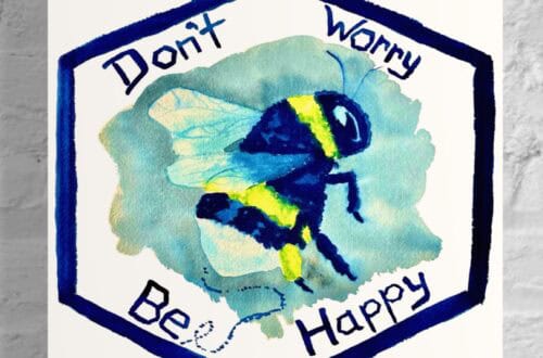 Encouraging and motivational watercolor art, hand lettered, surreal, quote art, by Raeanna Tilly Artist of Hope