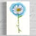 Gentleness Daisy Flowers of the Spirit Collection by Raeanna Tilly the Artist of Hope, watercolor art, floral art, scripture art