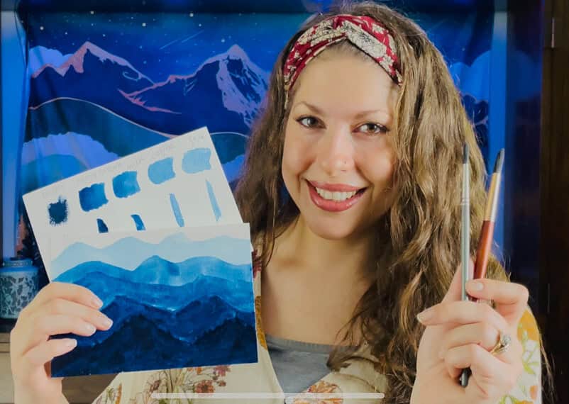 How to Control Watercolor: Easy One-Color Exercise for Beginners