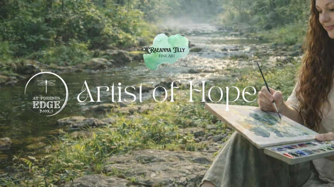 Raeanna Tilly Artist of Hope, Raeanna Tilly Fine Art, At Forests Edge Books, shop