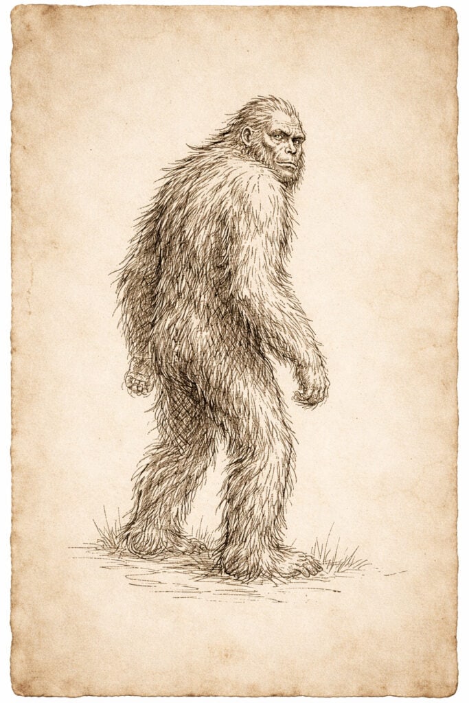 Field Notes Bigfoot Sasquatch Cryptid Creatures and Legends
