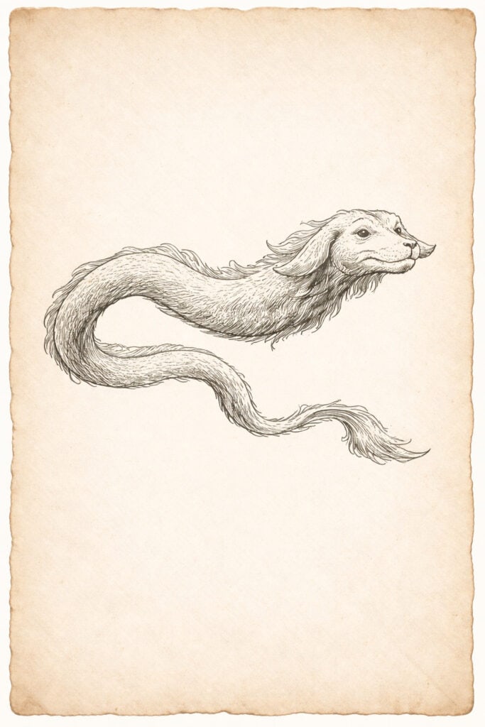 Field Notes Dragon Sketch