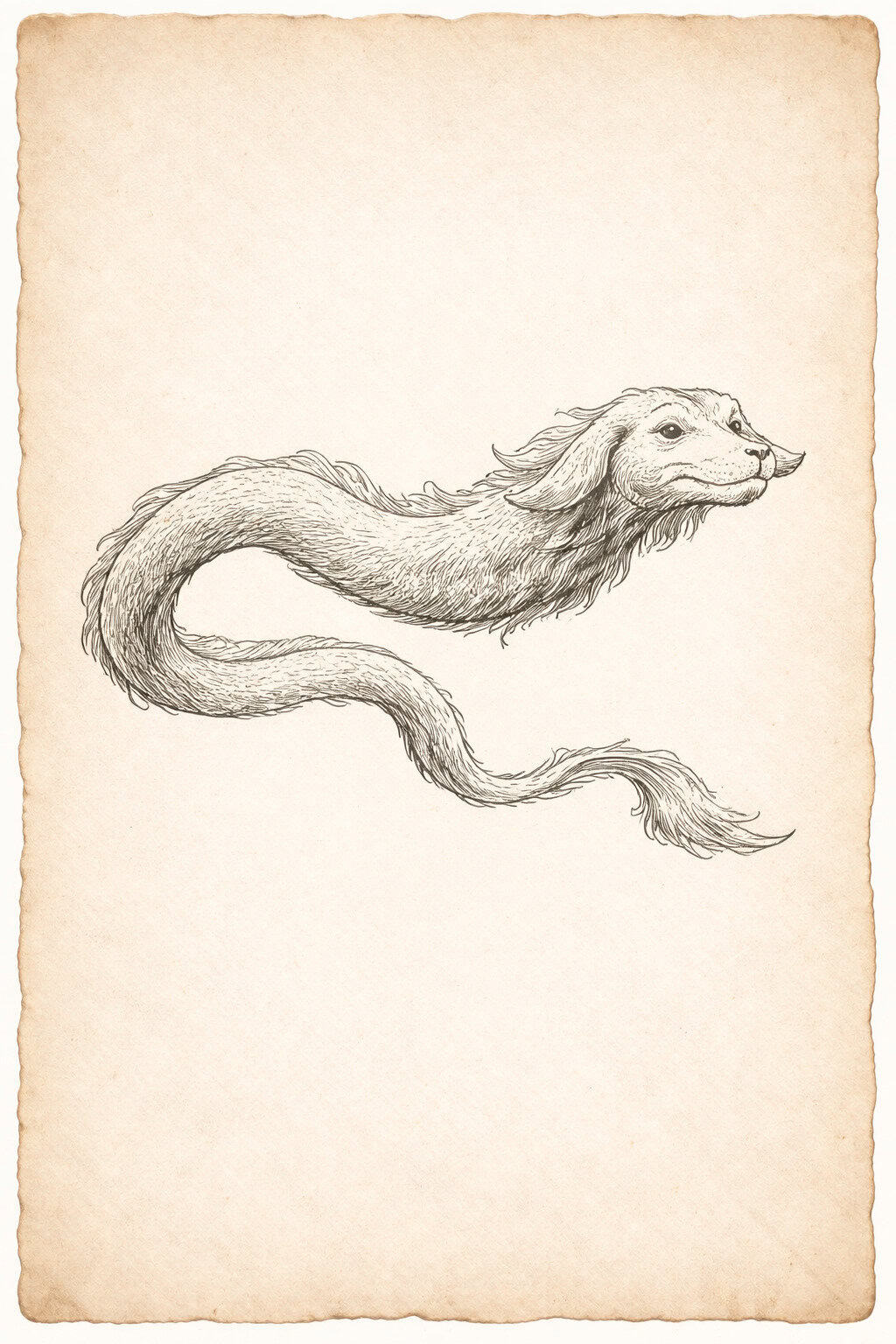 Field Notes Dragon Sketch