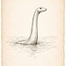 Field Notes Loch Ness Monster WaterHorse Kelpie Legend Sketch