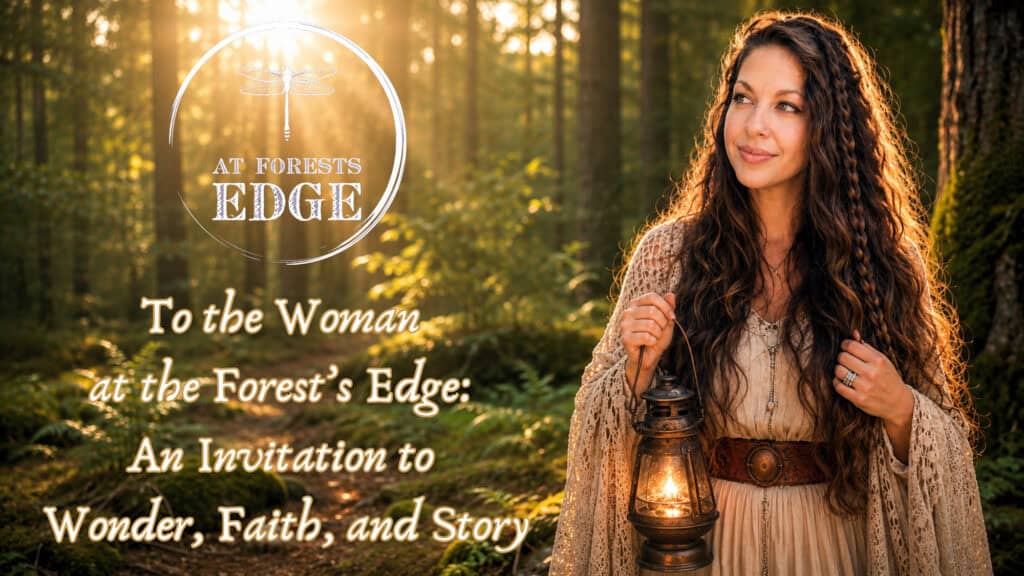 To the Woman
at the Forest’s Edge:
An Invitation to
Wonder, Faith, and Story At Forests Edge Podcast with Raeanna Tilly